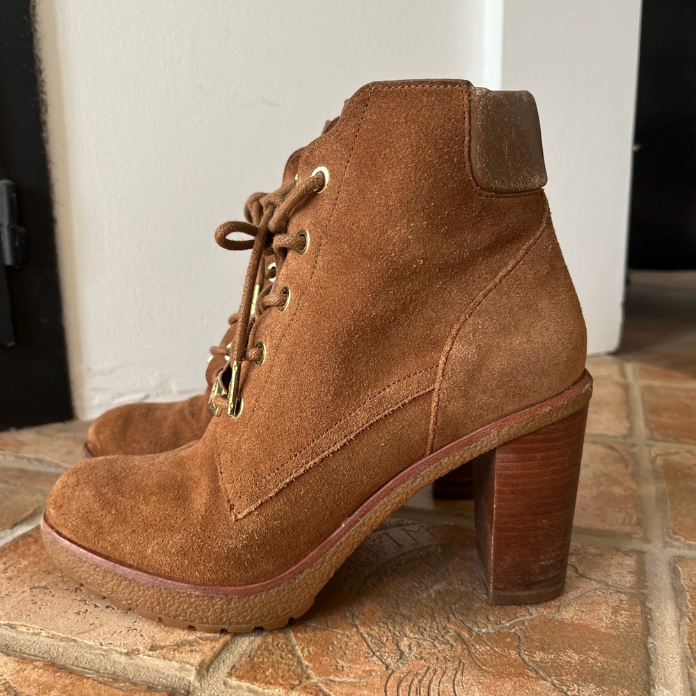 Brown Suede Ankle Boots